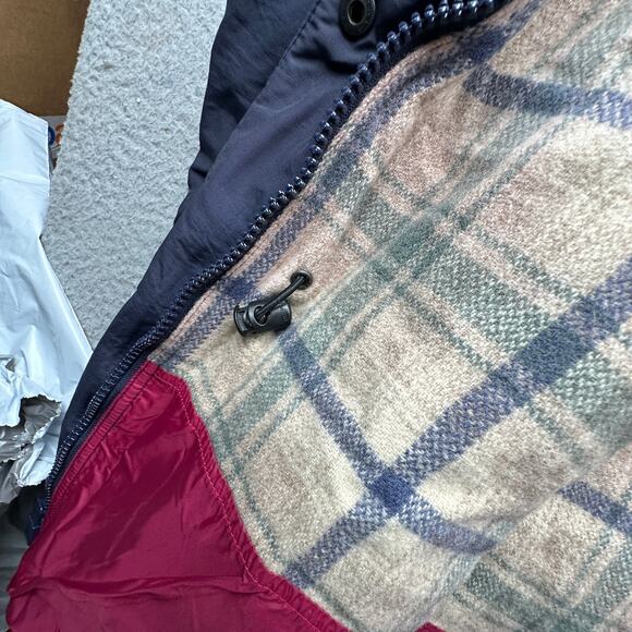 Woolrich 8377 Flannel Wool Lined Parka Jacket Hoodie Womens XL Long Sleeve - Picture 16 of 16